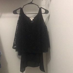 Black Lacey top